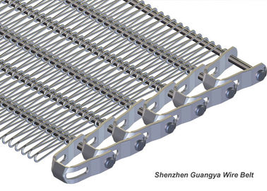 Stainless Steel 316 Wire Mesh Belt Spiral Wire Conveyor U-Style Chain Drive
