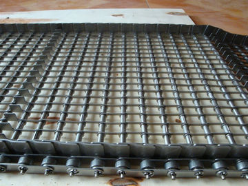 Industry Driving Type Metal Mesh Conveyor Belt Spiral 35 * 50mm For Furnace ISO9001