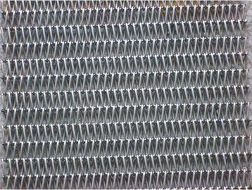 Mesh Stainless Steel Wire Belt Acid Resisting For Heat Treatment Custom Design