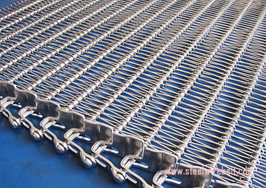 Wire Mesh SS Belt Conveyors Oxidation Proof , Stainless Steel Conveyor Chain Belt Spiral Type