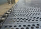 Industrial Perforated Conveyor Belt Oven Flat Heat Treatment With Chain Rod