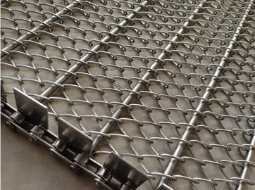 Food Conveyor Steel Belt 304 Stainless Steel Corrosion Resistance Chain Edge