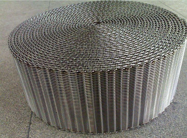 Professional Spiral Conveyor Belt , 304 SS Woven Wire Mesh Conveyor Belt