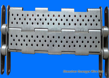 Punching Chain Plate Conveyor , Customized Design Steel Plate Conveyor