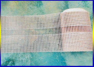 Teflon Coated Mesh Conveyor Belt Nomex Kevlar Plastic Material Edges Biding Customization